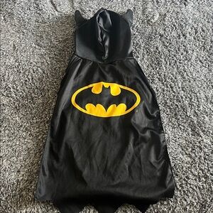 Dog Black and Yellow Superhero Cape